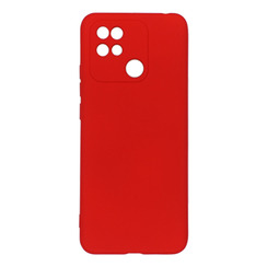 Silicone Case for Xiaomi Redmi 10C red Fashion Color