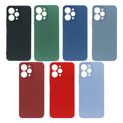 Silicone Case for Xiaomi Redmi 12 bordo Fashion Color. Фото 3