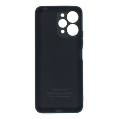 Silicone Case for Xiaomi Redmi 12 black Fashion Color. Фото 2