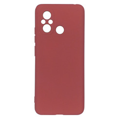 Silicone Case for Xiaomi Redmi 12C bordo Fashion Color