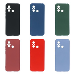 Silicone Case for Xiaomi Redmi 12C bordo Fashion Color. Фото 3