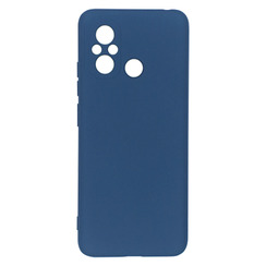 Silicone Case for Xiaomi Redmi 12C blue Fashion Color