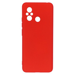 Силіконовий чохол для Xiaomi Redmi 12C червоний Fashion Color