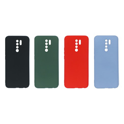 Silicone Case for Xiaomi Redmi 9 green Fashion Color. Фото 3