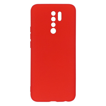 Silicone Case for Xiaomi Redmi 9 red Fashion Color