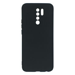 Silicone Case for Xiaomi Redmi 9 black Fashion Color