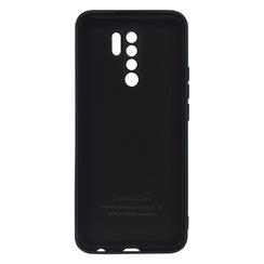 Silicone Case for Xiaomi Redmi 9 black Fashion Color. Фото 2