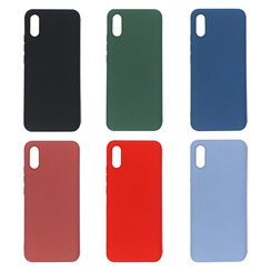 Silicone Case for Xiaomi Redmi 9A green Fashion Color. Фото 3