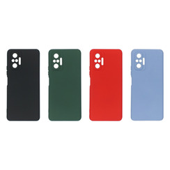 Silicone Case for Xiaomi Redmi Note 10 Pro green Fashion Color. Фото 3