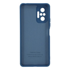 Silicone Case for Xiaomi Redmi Note 10 Pro blue Fashion Color. Фото 2