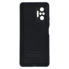 Silicone Case for Xiaomi Redmi Note 10 Pro black Fashion Color. Фото 2