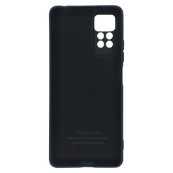 Silicone Case for Xiaomi Redmi Note 11 Pro black Fashion Color. Фото 2