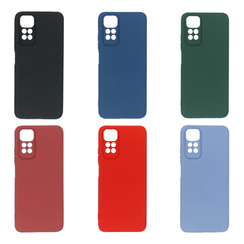 Silicone Case for Xiaomi Redmi Note 11/11S blue Fashion Color. Фото 3