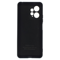 Silicone Case for Xiaomi Redmi Note 12 black Fashion Color. Фото 2