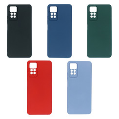 Silicone Case for Xiaomi Redmi Note 12 Pro blue Fashion Color. Фото 3