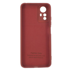 Silicone Case for Xiaomi Redmi Note 12S bordo Fashion Color. Фото 2