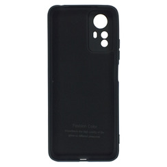 Silicone Case for Xiaomi Redmi Note 12S black Fashion Color. Фото 2