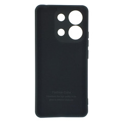 Silicone Case for Xiaomi Redmi Note 13 black Fashion Color. Фото 2