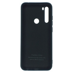 Silicone Case for Xiaomi Redmi Note 8T black Fashion Color. Фото 2