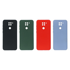 Silicone Case for Xiaomi Redmi Note 9 green Fashion Color. Фото 3