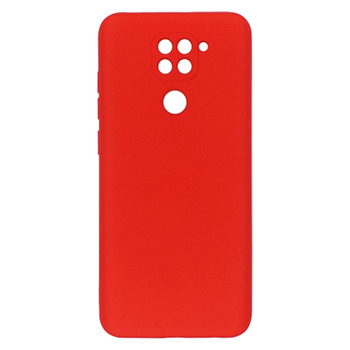 Silicone Case for Xiaomi Redmi Note 9 red Fashion Color