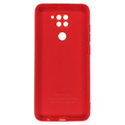 Silicone Case for Xiaomi Redmi Note 9 red Fashion Color. Фото 2