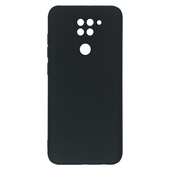 Silicone Case for Xiaomi Redmi Note 9 black Fashion Color