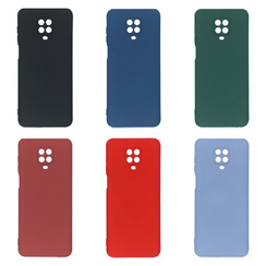 Silicone Case for Xiaomi Redmi Note 9S/9Pro blue Fashion Color. Фото 3