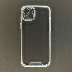 Силиконовый чехол для iPhone 14 Plus прозрачный Space
