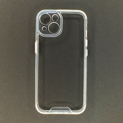 Silicone Case for iPhone 14 transparent Space