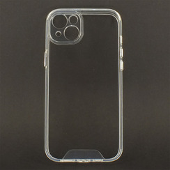 Silicone Case for iPhone 15 Plus transparent Space