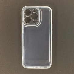 Силиконовый чехол для iPhone 13 Pro прозрачный Space TPU