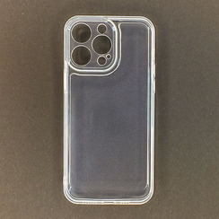Силиконовый чехол для iPhone 14 Pro Max прозрачный Space TPU