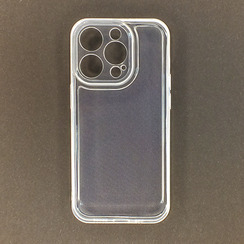 Силиконовый чехол для iPhone 14 Pro прозрачный Space TPU