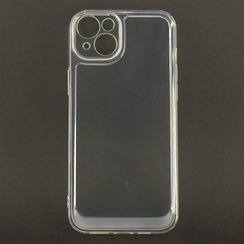 Silicone Case for iPhone 15 Plus transparent Space TPU