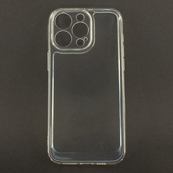 Силиконовый чехол для iPhone 15 Pro Max прозрачный Space TPU
