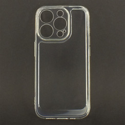 Силиконовый чехол для iPhone 15 Pro прозрачный Space TPU