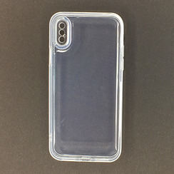 Silicone Case for iPhone X/XS transparent Space TPU