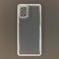 Силиконовый чехол для Samsung A71 (2020) A715 прозрачный Space TPU