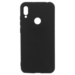 Silicone Case for Huawei Y6 (2019) black Black Matte