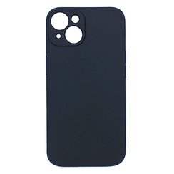 Силіконовий чохол для iPhone 14 чорний Black Matte