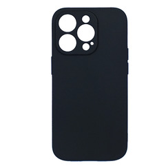 Силіконовий чохол для iPhone 14 Pro чорний Black Matte