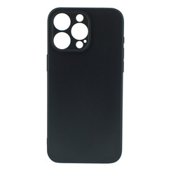 Силиконовый чехол для iPhone 15 Pro Max черный Black Matte