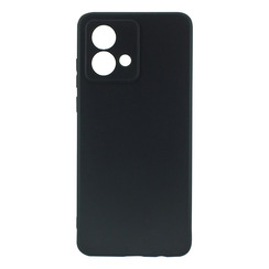 Силиконовый чехол для Motorola G84 черный Black Matte