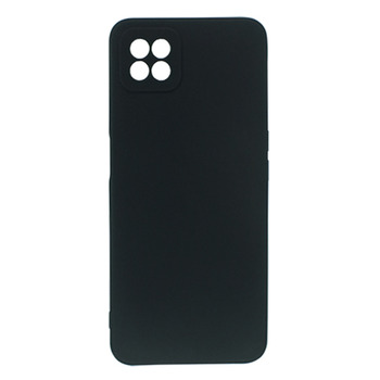 Silicone Case for Oppo A73 5G black Black Matte