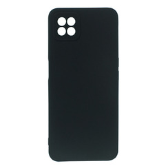 Силиконовый чехол для Oppo A73 5G черный Black Matte