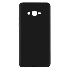 Силиконовый чехол для Samsung J5 (2015) J500 черный Black Matte