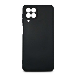 Силиконовый чехол для Samsung M33 5G (2022) M336 черный Black Matte