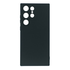 Silicone Case for Samsung S23 Ultra black Black Matte