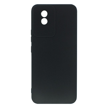 Silicone Case for Vivo Y02 black Black Matte